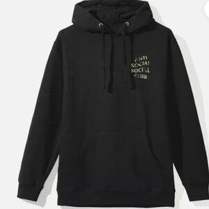 ANTI SOCIAL SOCIAL CLUB Woody Black Hoody 2XL NEW AUTHENTIC